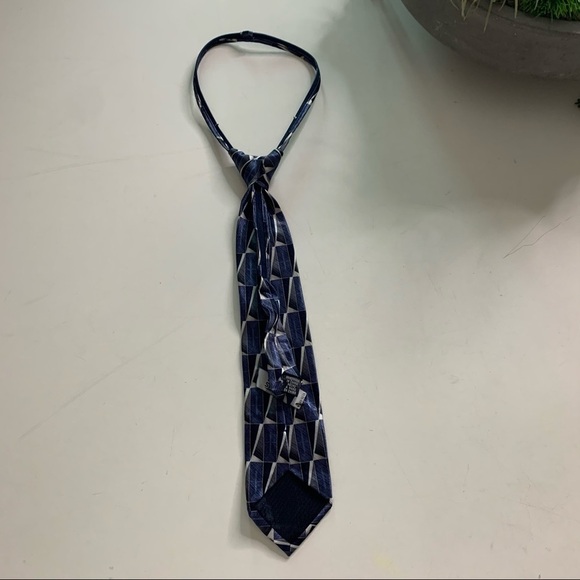 City Streets youth zipper pull adjustable tie Blue - Picture 3 of 6